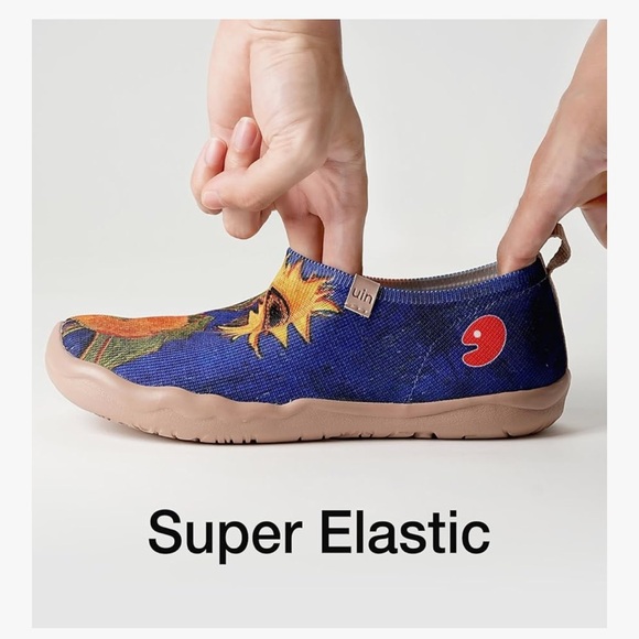 UIN Toledo Sunflower Print Slip-On Unisex Shoes super light and comfortable 7.5 - Picture 14 of 16